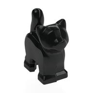 Деталь LEGO Animal, Cat, Kitten, Short Tail [PLAIN], Черный