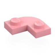 Деталь LEGO Пластина круглая угловая 2 x 2, с вырезом 1 x 1, Теплый розовый