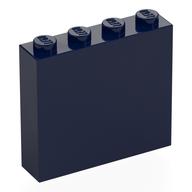 Деталь LEGO Кирпичик 1 x 4 x 3, Темно-синий