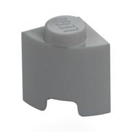 Деталь LEGO Brick Round, Quarter 1 x 1, Светлый сине-серый