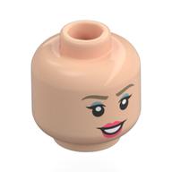 Minifig Head with print