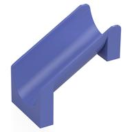 Деталь LEGO SLIDE, STRAIGHT, 4X6X6, Сине-фиолетовый