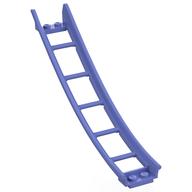 Деталь LEGO Track Roller Coaster Ramp Large Lower Part, 6 1/3 Bricks Elevation, Сине-фиолетовый