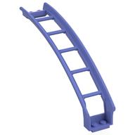 Деталь LEGO Track Roller Coaster Ramp Large Upper Part, 6 1/3 Bricks Elevation, Сине-фиолетовый