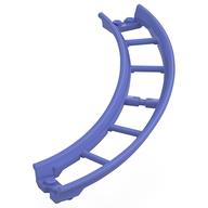 Деталь LEGO Vehicle Track, Roller Coaster, Curve Ramp 13 x 13 x 3, Сине-фиолетовый