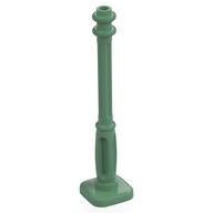 Деталь LEGO Lamp Post 2 x 2 x 7 with 4 Base Flutes, Песочно-зеленый