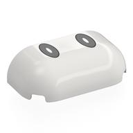 Brick Round, Curved Triple 2 x 4, No Studs with Black Oval Eyes print