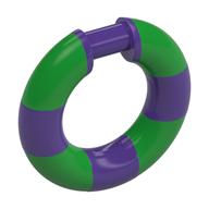Ring with Bar (Life Preserver) with Bright Green pattern