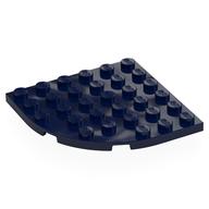 Деталь LEGO Пластина круглая угловая 6 x 6, Темно-синий