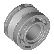 Деталь LEGO Wheel 11 x 8 with Center Groove, One Smooth Side, Светлый сине-серый