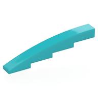 Деталь LEGO Кирпичик изогнутый 1 x 8 x 1 2/3, Средне-лазурный