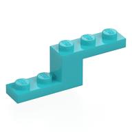 Деталь LEGO Кронштейн 5 x 1 x 1 1/3, Средне-лазурный