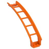 Деталь LEGO Track Roller Coaster Ramp Large Upper Part, 6 1/3 Bricks Elevation, Оранжевый