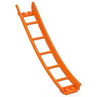 Деталь LEGO Track Roller Coaster Ramp Large Lower Part, 6 1/3 Bricks Elevation, Оранжевый