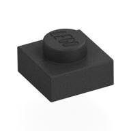 Деталь LEGO Пластина 1 x 1, Жемчужный титановый