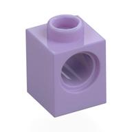 Деталь LEGO Кирпичик Technic 1 x 1, с отверстием, Лавандовый