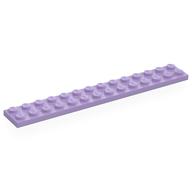 Деталь LEGO Пластина 2 x 14, Лавандовый