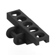 Деталь LEGO Technic Link Tread with Beveled Edge, Жемчужный титановый
