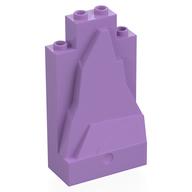 Деталь LEGO Rock Panel 2 x 4 x 6, Средне-лавандовый