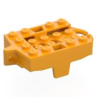 Деталь LEGO CHASSIS 4X5, FOR RAIL, Ярко-светло-оранжевый