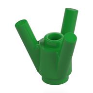 Деталь LEGO Brick, Round 1 x 1 with 3 Bars, Ярко-зеленый