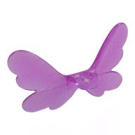 Деталь LEGO Minidoll Neckwear Wings Fairy, Прозрачный средний красно-фиолетовый опаловый