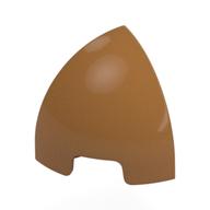 Деталь LEGO Brick Round Curved 1 x 1 x 1 Quarter Dome, Средне-темный телесный