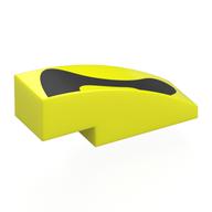 Brick Curved 3 x 1 No Studs with Black Shapes print