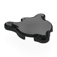 Деталь LEGO Tile Special, Splat with Rounded Sides, Черный