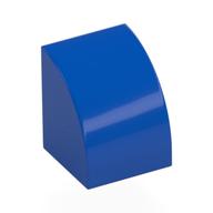 Деталь LEGO Кирпичик изогнутый 1 x 1, Голубой