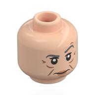 Деталь LEGO Голова минифигурки, с рисунком, Светлый телесный