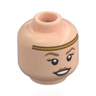 Деталь LEGO Голова минифигурки, с рисунком, Светлый телесный