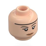 Деталь LEGO Голова минифигурки, с рисунком, Светлый телесный