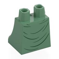 Деталь LEGO Hips and Legs Under Dress/Robe with print, Песочно-зеленый