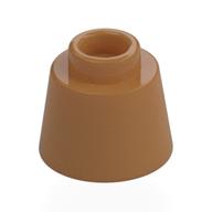 Деталь LEGO Cone 1.17 x 1.17 x 2/3 (Fez), Средне-темный телесный