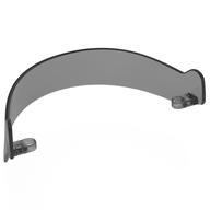 Деталь LEGO Visor 13 x 9 x 4, Прозрачный черный