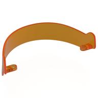Деталь LEGO Visor 13 x 9 x 4, Прозрачный оранжевый