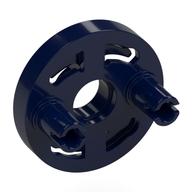Деталь LEGO Rotation Joint Socket with 2 Pins, Темно-синий