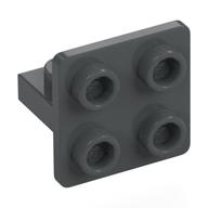 Деталь LEGO Bracket 1 x 2 - 2 x 2 Centered, Темный сине-серый