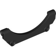 Деталь LEGO Technic Panel Car Mudguard Arched 9 x 1 x 3, Черный