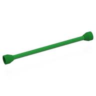 Деталь LEGO Flexible Hose 8.5L with Tabless Ends (Ends same color as Tube, ends not removable), Ярко-зеленый