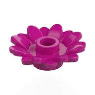 Деталь LEGO Plant, Sunflower 2 x 2 with 16 Petals, Пурпурный
