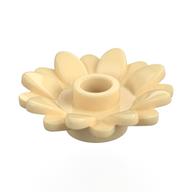 Деталь LEGO Plant, Sunflower 2 x 2 with 16 Petals, Песочный
