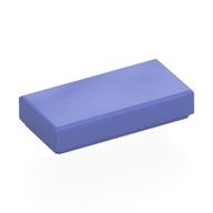 Деталь LEGO Плитка 1 x 2, с пазом, Сине-фиолетовый