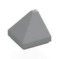Деталь LEGO Brick Sloped 30° 1 x 1 x 2/3 Double Corner, Светлый сине-серый