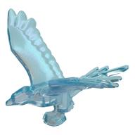 Деталь LEGO Animal, Bird, Phenix with Open Wings, Прозрачный голубой опаловый