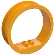 Деталь LEGO Duplo Ring with 2 x 2 Internal Studs, Ярко-светло-оранжевый
