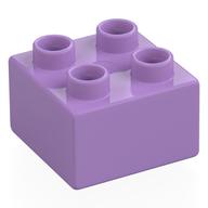 Деталь LEGO Кирпичик 2 x 2, Средне-лавандовый