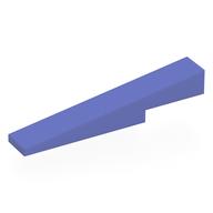 Деталь LEGO Brick Sloped 1 x 6 x 1 with 1 x 2 x 1 / 3 Cutout, Сине-фиолетовый