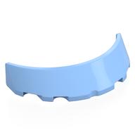 Деталь LEGO Windscreen 3 x 6 x 1 Curved with Rectangular Stud Holder in Bottom, Ярко-светло-голубой